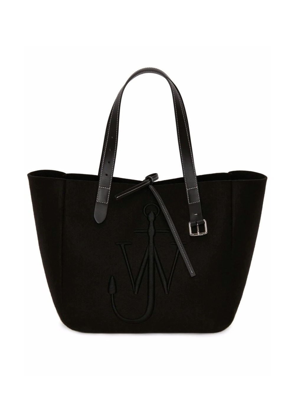 JW Anderson Belt embroidered logo tote bag